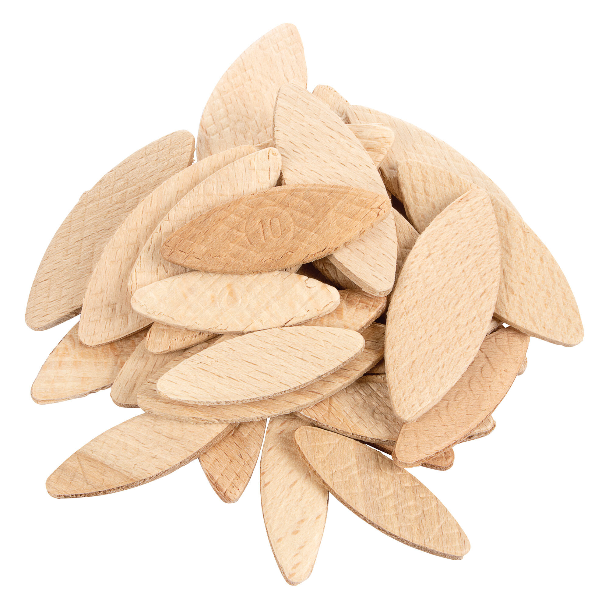 Trend 100pcs Beechwood Joining Biscuits, No. 0, 10, 20, for Woodworking, Strong Joints, BSC/MIX/100